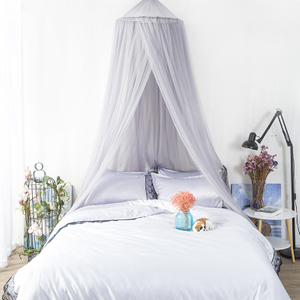 Fabulous Home King Queen Size Bed Canopy Cama doble Dormitorio para adultos Colgando Mosquiteras Mosquiteras