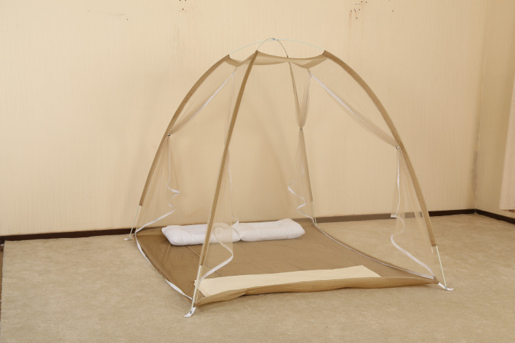 Venta al por mayor de cama doble emergente, mosquiteras para el hogar, tienda de cúpula anti-mosquitos para interiores