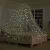 Las mejores ventas, mosquiteras redondas populares, dosel de cama con estrellas fluorescentes