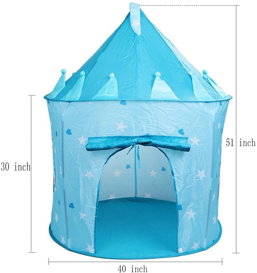 Princess Portable Kids Castle Play Carpas Los niños juegan Fairy House Toy Tent