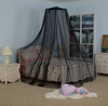 Decoración interior para niños negro rey gasa amarilla mosquitera cama dosel