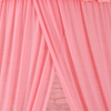 Nuevo estilo poliéster rosa mosquiteros Circular princesa niñas cama dosel