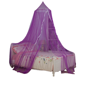 Venta caliente buena calidad princesa estilo cinta rosa paraguas mosquitera cama