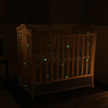 Seguridad Creciendo en las estrellas oscuras Mosquitera blanca para bebés Crib Net