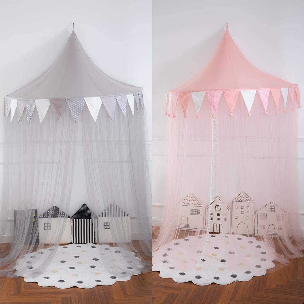 Princess Children Play Tent Kids Bed Tent House Bed Canopy para niñas y niños