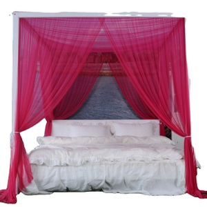 Mosquitera para dosel de cama, cortinas de poste de cuatro esquinas, dosel de cama, dosel de cama Premium, mosquitera