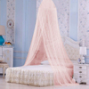 Mosquitera de cúpula de alta calidad, red de malla para bebés y niños, cortinas con dosel de cama redonda