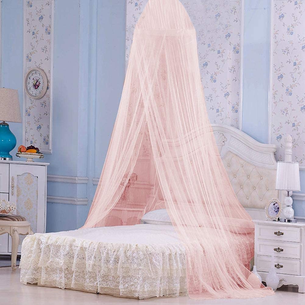 Mosquitera de cúpula de alta calidad, red de malla para bebés y niños, cortinas con dosel de cama redonda