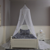 Mosquiteros colgantes redondos populares para cama con decoración de mariposas que brillan intensamente
