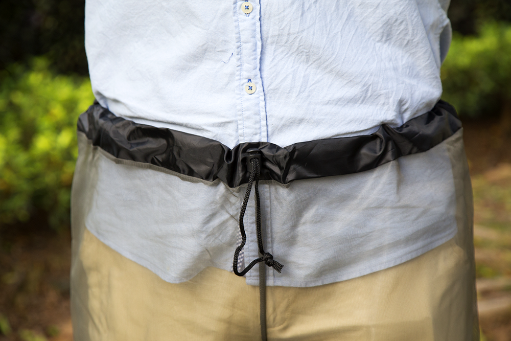 Traje 100% del cuerpo de los pantalones de la red del mosquito del poliéster del superventas para el equipo que acampa