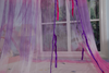 Ligero Tie Dye Decoración Niñas Romántico Dormitorio Mosquitera