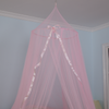Mosquitera colgante circular de decoración de seda rosa princesa 2020