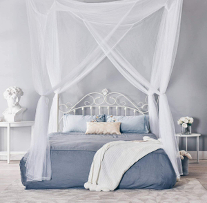 Mosquiteras de dormitorio personalizadas con toldos de cama cuadrada de bajo precio