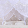 Nuevo diseño estilo princesa hermoso dosel de encaje malla interior decoración del hogar Red King Queen tamaño cama forma cuadrada mosquitera