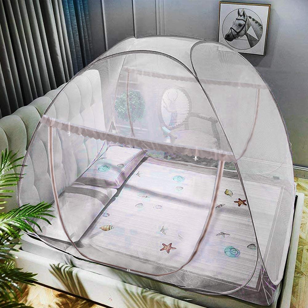 Cubierta de malla plegable de dormitorio popular Tienda de mosquitera emergente portátil