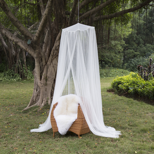 2020 material de bambú superior colgando mosquiteros insecticidas al aire libre blanco