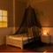 2020 nuevo producto que brilla en la oscuridad, mosquitera plegable negra Firefly