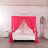 La mosquitera de alta calidad más Popular, dosel de cúpula grande, red de cama doble, mosquitera de tamaño King, dosel de cama para niñas