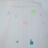 Mosquitera colgante con flores coloridas para dormitorio de niña a la moda 2020