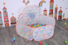 Tienda de juegos para niños con aro de baloncesto, tienda de piscina oceánica para niños y niñas