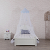 Nuevo estilo, fabricante de China, hecho con parche de estrella azul, 100% malla de poliéster, red de cama para niño, mosquitera colgante para bebés