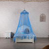 2020 Popular estilo Gloden estrellas decoración circular azul colgante mosquitera