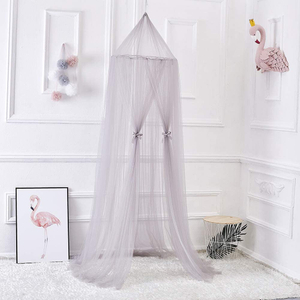 Popular cúpula redonda carpa cama dosel dormitorio niñas colgando mosquiteros