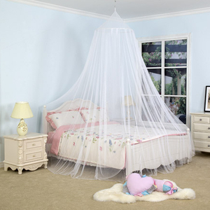 Mosquitera para cama, dosel, mosquitera, malla de pantalla grande, dosel para cama, cortina Circular que mantiene alejados a insectos y moscas