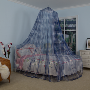 100% poliéster Tie Dye diseño colgante cama dosel bonitos mosquiteros