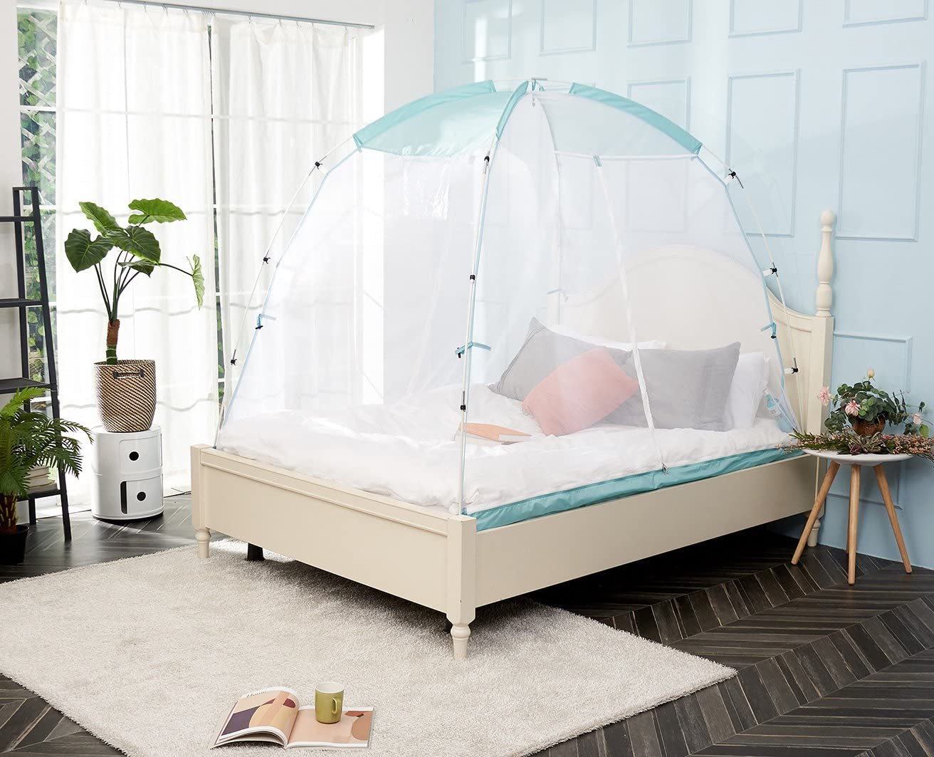 Carpa mosquitera emergente de alta calidad de lujo y fácil instalación y dosel de cama portátil