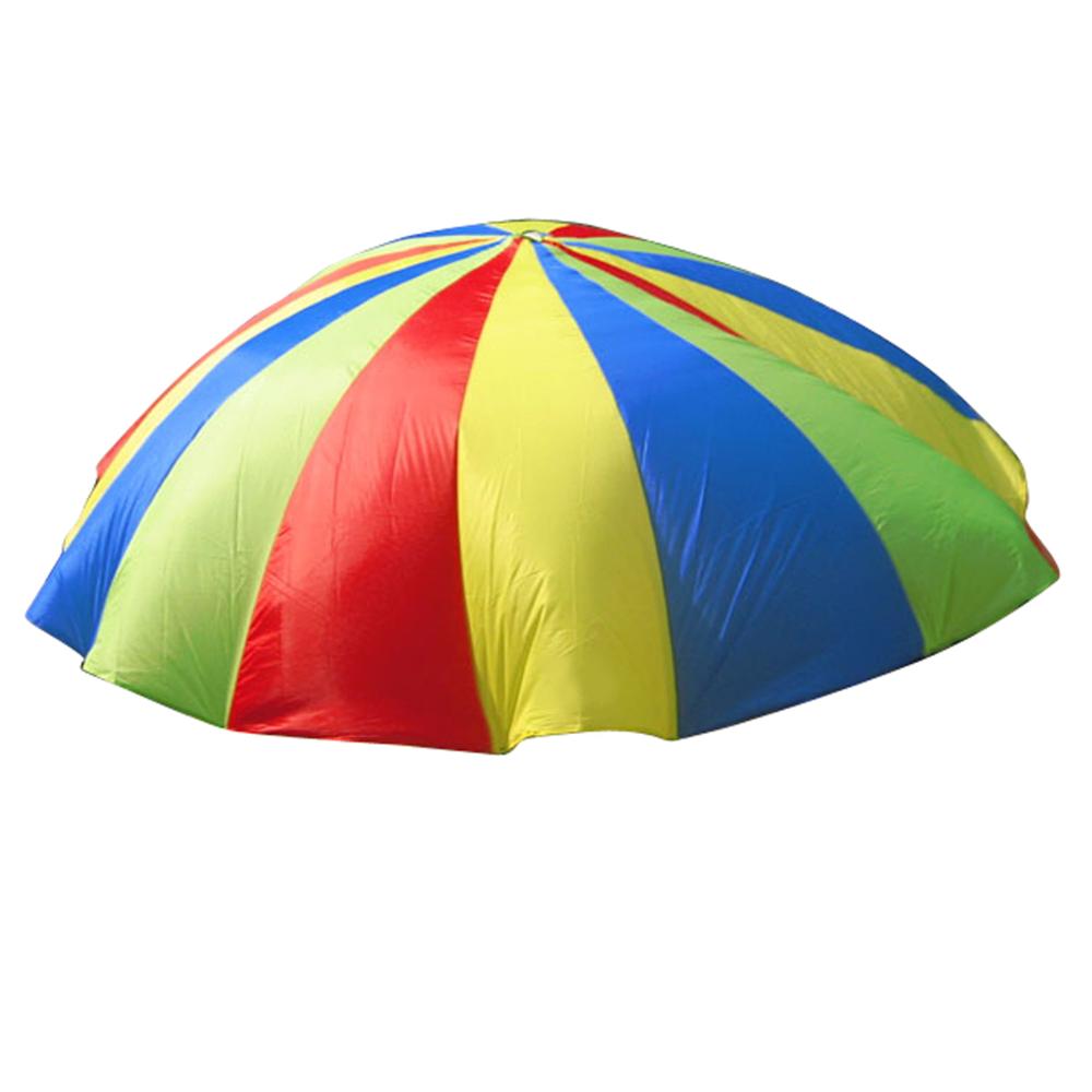 Rainbow Parachute Soft Toy Tents Plegable Kids Play Game Toy con asas