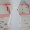 Mosquitera de cama elegante de alta calidad con dosel rectangular blanco