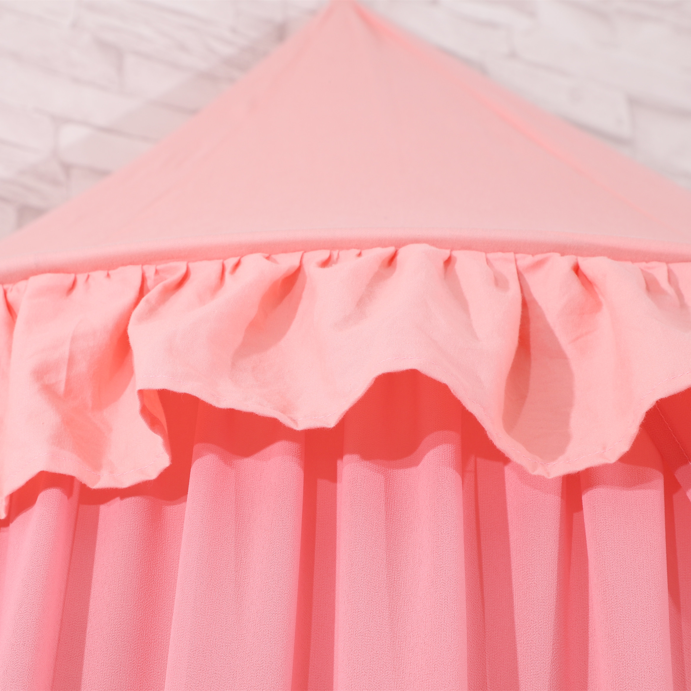 Toldo de cama colgante de encaje retráctil con aguja rosa estilo princesa 2020 para niños