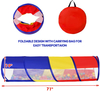Juguetes para interiores y exteriores para bebés, juego de patio trasero para niños, túnel para niños, tienda de túnel para niños pequeños