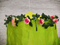 Toldo de la cama de la decoración de las flores de las mosquiteras verdes circulares populares para los niños