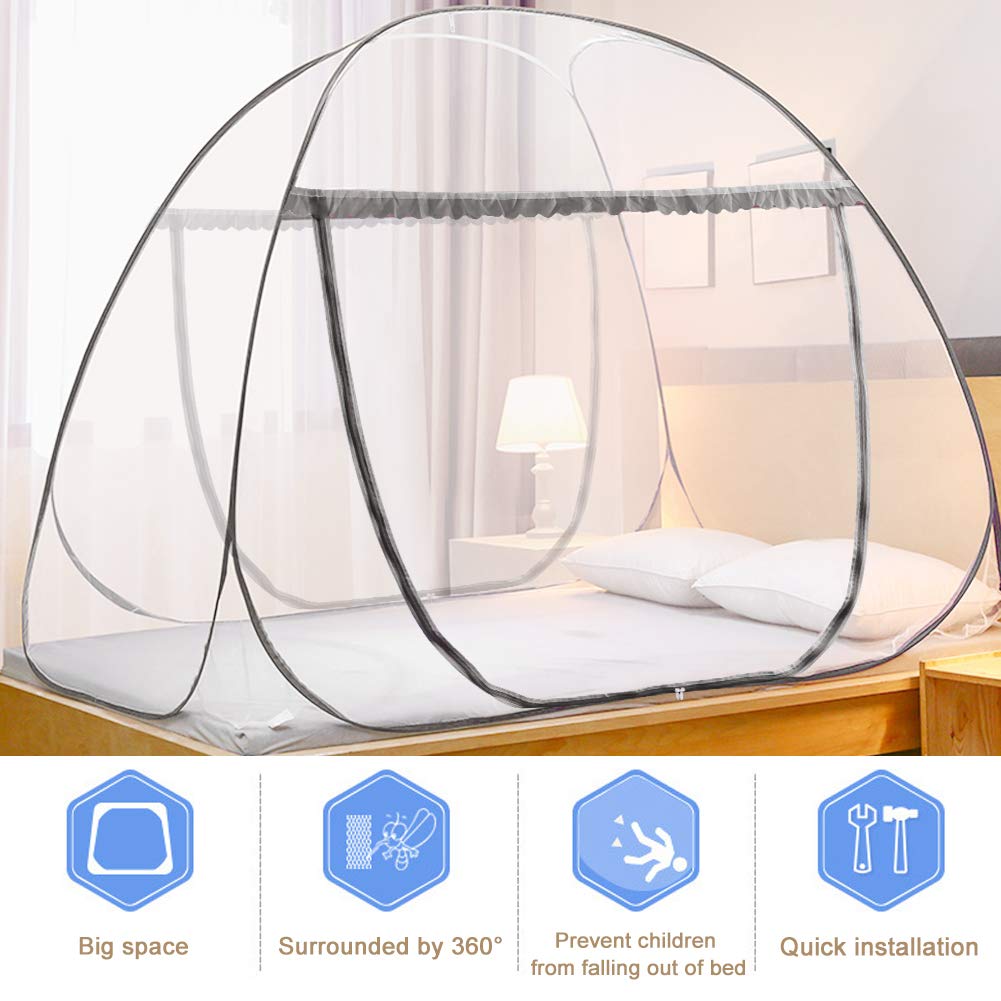 Tienda popular plegable portátil de la red del mosquitero de la cubierta de la malla del dormitorio