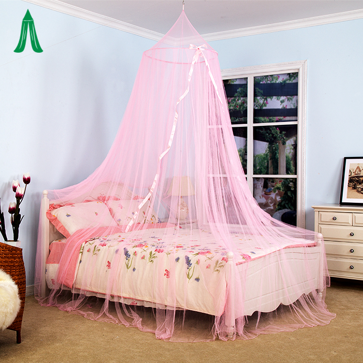 Arco cinta decoración rosa cortina dosel mosquitera para niños y niñas