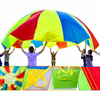 Paracaídas de 12 pies para niños con 12 asas Juego de paracaídas para 8 12 Tienda de campaña para niños Juegos cooperativos Regalo de cumpleaños