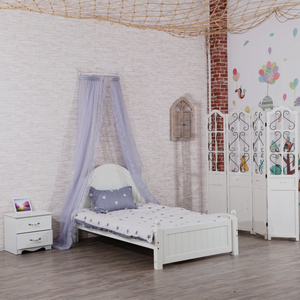 Moda buena calidad princesa real gris corona cama manto dosel niñas encaje decorativo mosquitera
