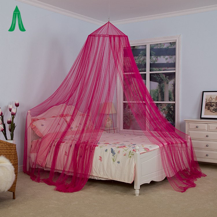 Toldo decorativo colorido de la mosquitera de la cama individual/de la cama doble