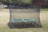 Alta calidad 100% material de poliéster mosquitera doble tienda de campaña para cama