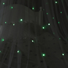 2020 nuevo diseño 100% poliéster blanco que crece en la oscuridad mosquitera Firefly