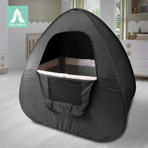 Mosquitera para cuna de bebé, ventilación opaca, transpirable, instalación gratuita, carpas emergentes, cubierta protectora