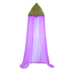 Nueva INS Purple Grape Children's Mosquito Net Estilo nórdico Carpa interior para niños Baby Net Berenjena Paraguas Carpa