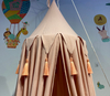Toldo de cúpula redonda para niños Cúpula redonda 100% algodón Mosquitera Tienda de juegos protegida para niños