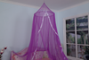 Toldo de cama con mosquitera púrpura para decoración de habitación de niña bonita tamaño Queen a la moda